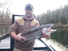 River fishing salmon or steelhead 