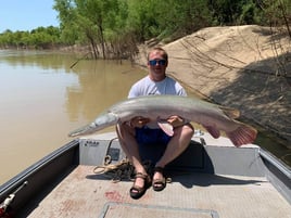 Alligator Gar Fishing in Dallas, Texas