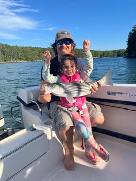 Striper time, Casting for the fish!