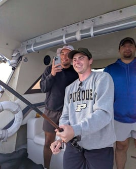 Trolling For Salmon Trout