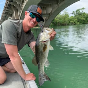 Lake Travis Summer Bass Fishing with Carson