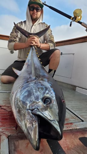 BLUEFIN at Last! First Catch of the Year- 60 Miles South of the Border