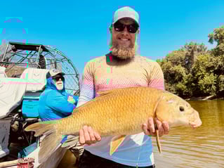 Carp Fishing in Aquilla, Texas