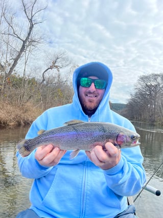 Trophy Rainbow Trout drift boat fly fishing trips