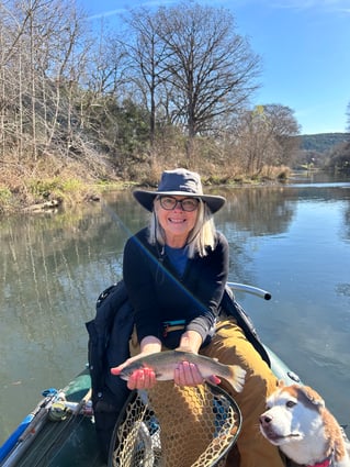 Trophy Rainbow Trout drift boat fly fishing trips