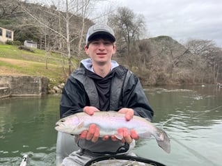 Trophy Rainbow Trout drift boat fly fishing trips
