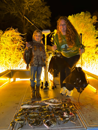 Night Saltwater Bowfishing