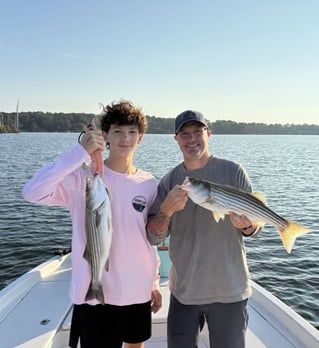 Stripe Bass fishing Trip