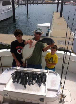 Fluke, Bluefish, & Stripers Fishing