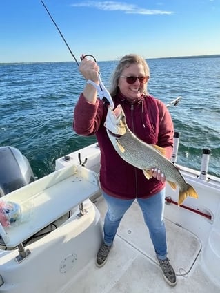 Half And Full Finger Lake Trolling