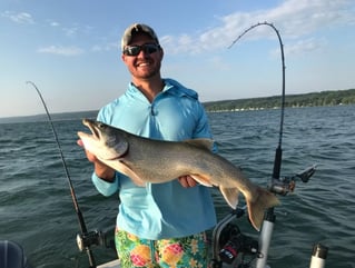 Half And Full Finger Lake Trolling