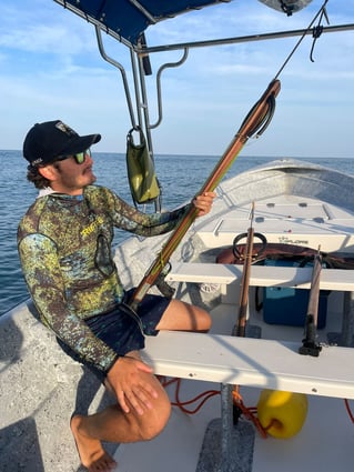 Fishing And Having Fun In The Sea