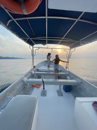Fishing And Having Fun In The Sea