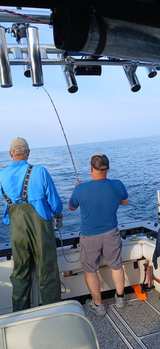 Fishing On Lake Michigan!