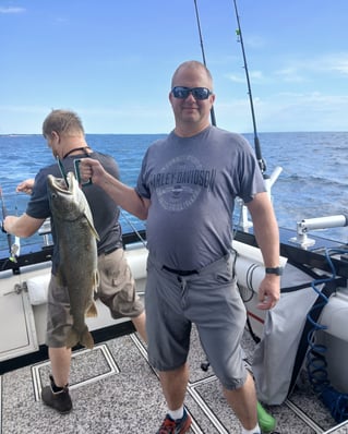 Fishing On Lake Michigan!