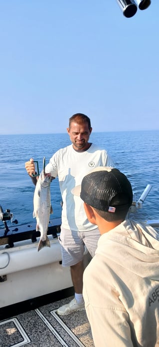Fishing On Lake Michigan!