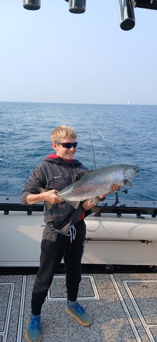Fishing On Lake Michigan!