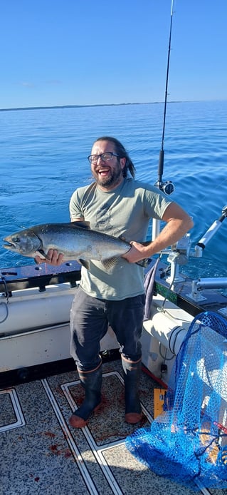 Fishing On Lake Michigan!