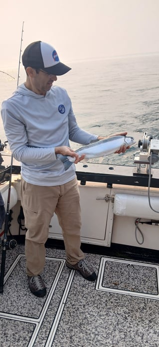 Fishing On Lake Michigan!