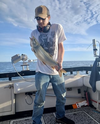 Fishing On Lake Michigan!