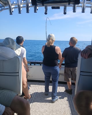 Fishing On Lake Michigan!