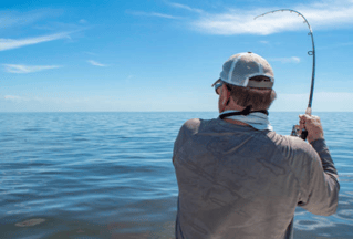 Bay Fishing For One, Two, Or, Three