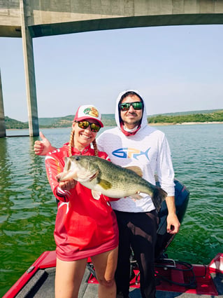 Bass On Lake Omodeo, Sardinia
