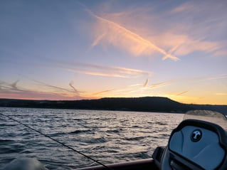 Bass On Lake Omodeo, Sardinia