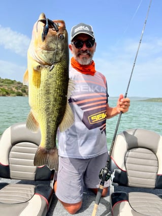 Bass On Lake Omodeo, Sardinia