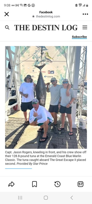 Summer Destin Gulf Trip - 58 ft C C