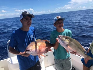 Mutton Snapper Fishing in Marathon, Florida