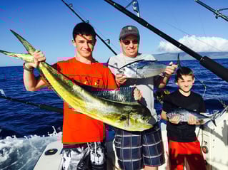 False Albacore, Mahi Mahi Fishing in Lahaina, Hawaii