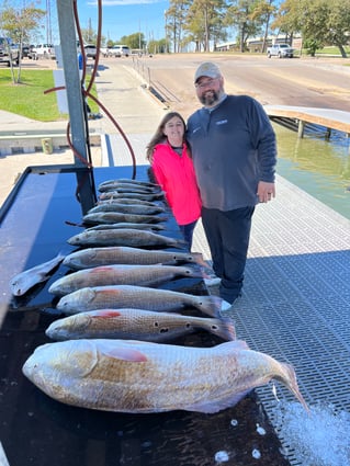 Redfish Fishing in Baytown, Texas