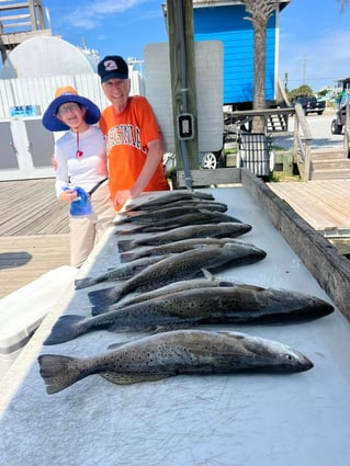 Speckled Trout Fishing in Dauphin Island, Alabama