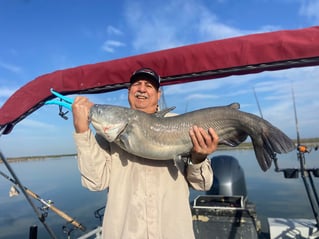Blue Catfish Fishing in Zapata, Texas