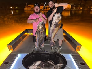 Night Saltwater Bowfishing