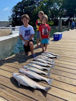 Striper Fishing Lake Murray SC