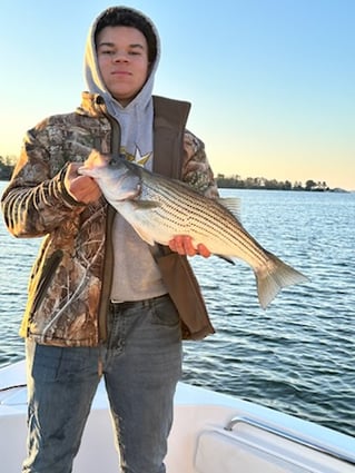 Striper Fishing Lake Murray SC