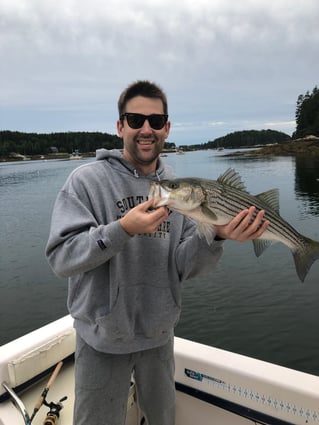 Striper time, Casting for the fish!