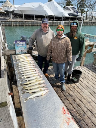 Lake St. Clair trolling trip