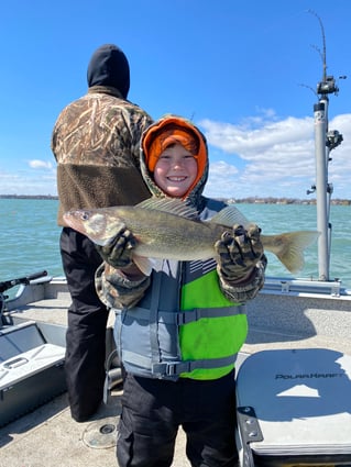 Lake St. Clair trolling trip