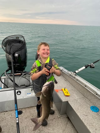 Lake St. Clair trolling trip