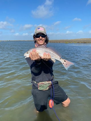 Sight casting the flats 