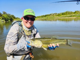FLYFISHING THE LLANO RIVER, TX!