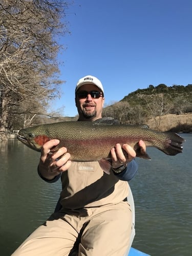 Guadalupe River Trout Fishing - Drift Boat