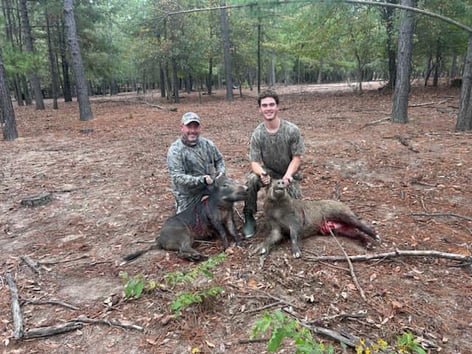 Hog Hunting in Bivins, Texas