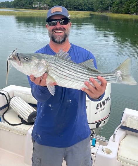 Striper time, Casting for the fish!