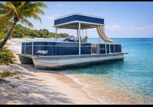 Pontoon With Slide