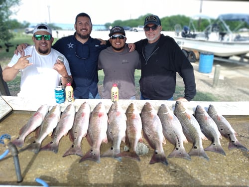 Freshwater Reds on Calaveras Lake
