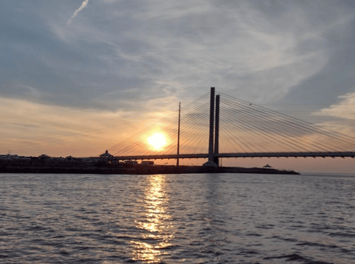 Sunset Along The Delaware Shore